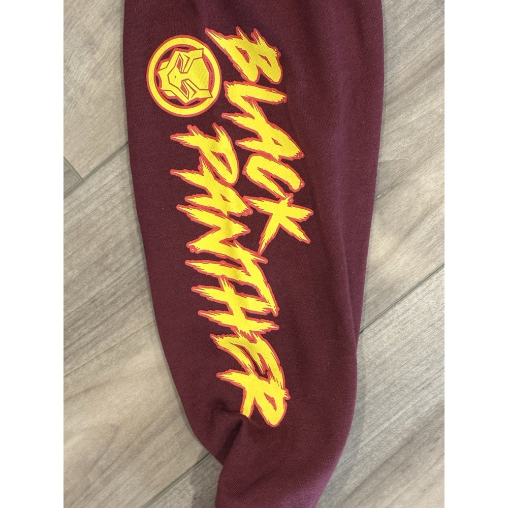 Marvel Black Panther Legacy Hoodie, Maroon, 2XL, New - Picture 6 of 8